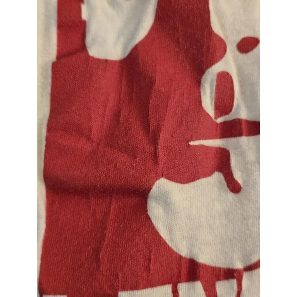 Vintage 90s John Lennon T-Shirt Graphic Give Peace A Chance USA Made Fruit Loom - Picture 4 of 16